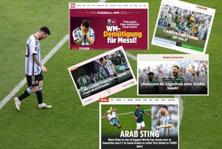 حمله تند رسانه‌های آرژانتینی به شکست تاریخی مقابل عربستان