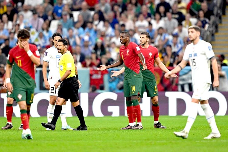 پرتغال 0-0 اروگوئه؛ نیمه اول