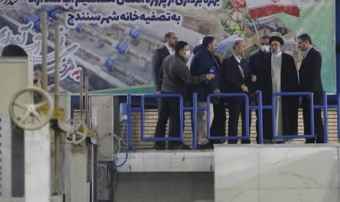 بهره برداری از پروژه انتقال آب سد آزاد به سنندج با حضور رئیس جمهور