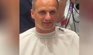 فیلم| ملی‌پوش سابق لهستان موهایش را تراشید