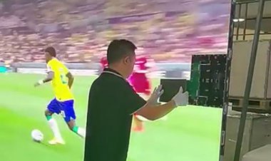 فیلم| نحوه درست کردن یه صفحه نمایش بزرگ برای پخش بازیای جام جهانی