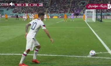 گل آمریکا به هلند توسط حاجی رایت