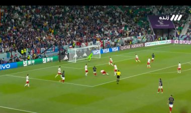 گل سوم فرانسه به لهستان