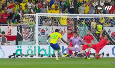 گل  اول  برزیل به کره جنوبی