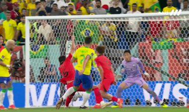 گل چهارم برزیل به کره