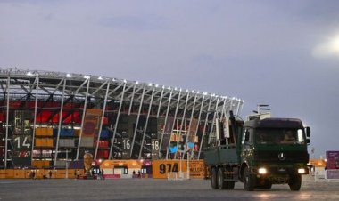 تصاویری از جمع کردن استادیوم ۹۷۴ قطر