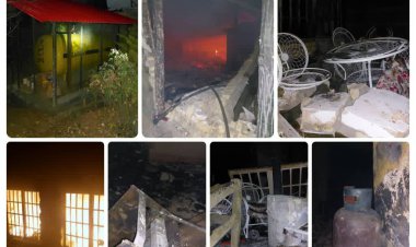 انفجار و آتش سوزی هولناک در شهرک فجر شیراز