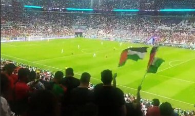 خوشحالی مردم مراکش پس از تماشای گل اول به پرتغال