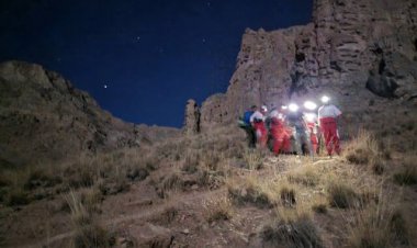 نجات یک کوهنورد در کوه‌های نار و کنگان