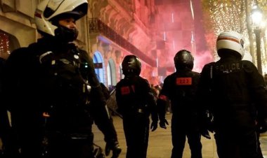 آماده‌باش ۱۰ هزار نیروی پلیس در آستانه بازی فرانسه – مراکش