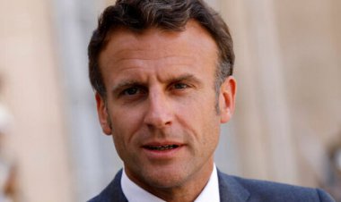 حضور امانوئل مکرون در رختکن تیم ملی مراکش