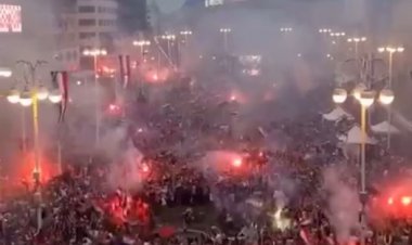 فیلم| جشن مردم کرواسی به بهانه سومی جام جهانی