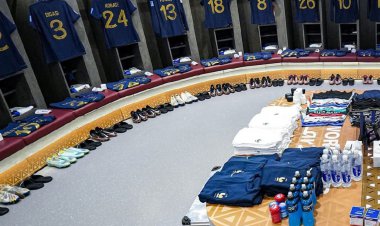 رختکن فرانسه و آرژانتین