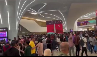 فیلم| آغاز کری‌ها پیش از فینال در مسیر استادیوم