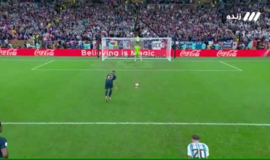 گل اول فرانسه به آرژانتین از روی نقطه پنالتی