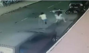 ببینید | تصادف دردناک موتورسیکلت با کودک