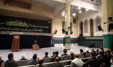 اولین شب مراسم عزاداری حضرت فاطمه‌زهرا (س) در حسینیه امام خمینی(ره)