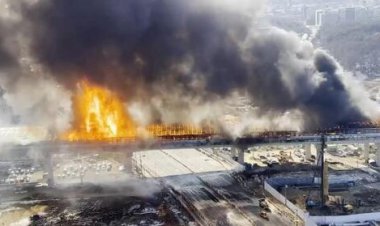 ببینید | تصادف خونین و آتشین در سئول