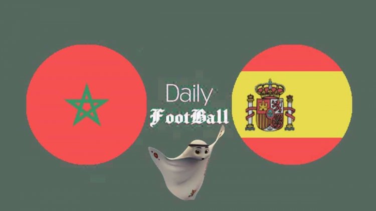 اعلام ترکیب اسپانیا و مراکش