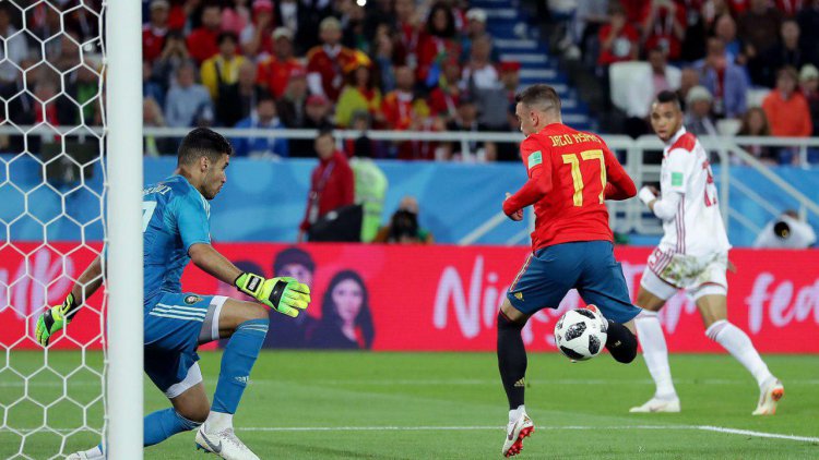 فیلم| خلاصه بازی اسپانیا 2-2 مراکش در جام جهانی 2018
