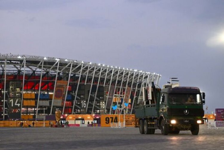 تصاویری از جمع کردن استادیوم ۹۷۴ قطر    
