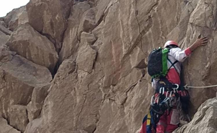 نجات یک تیم کوهنوردی از ارتفاعات کوهستانی دزفول
