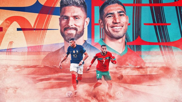 مصدومان و غایبین بازی فرانسه - مراکش