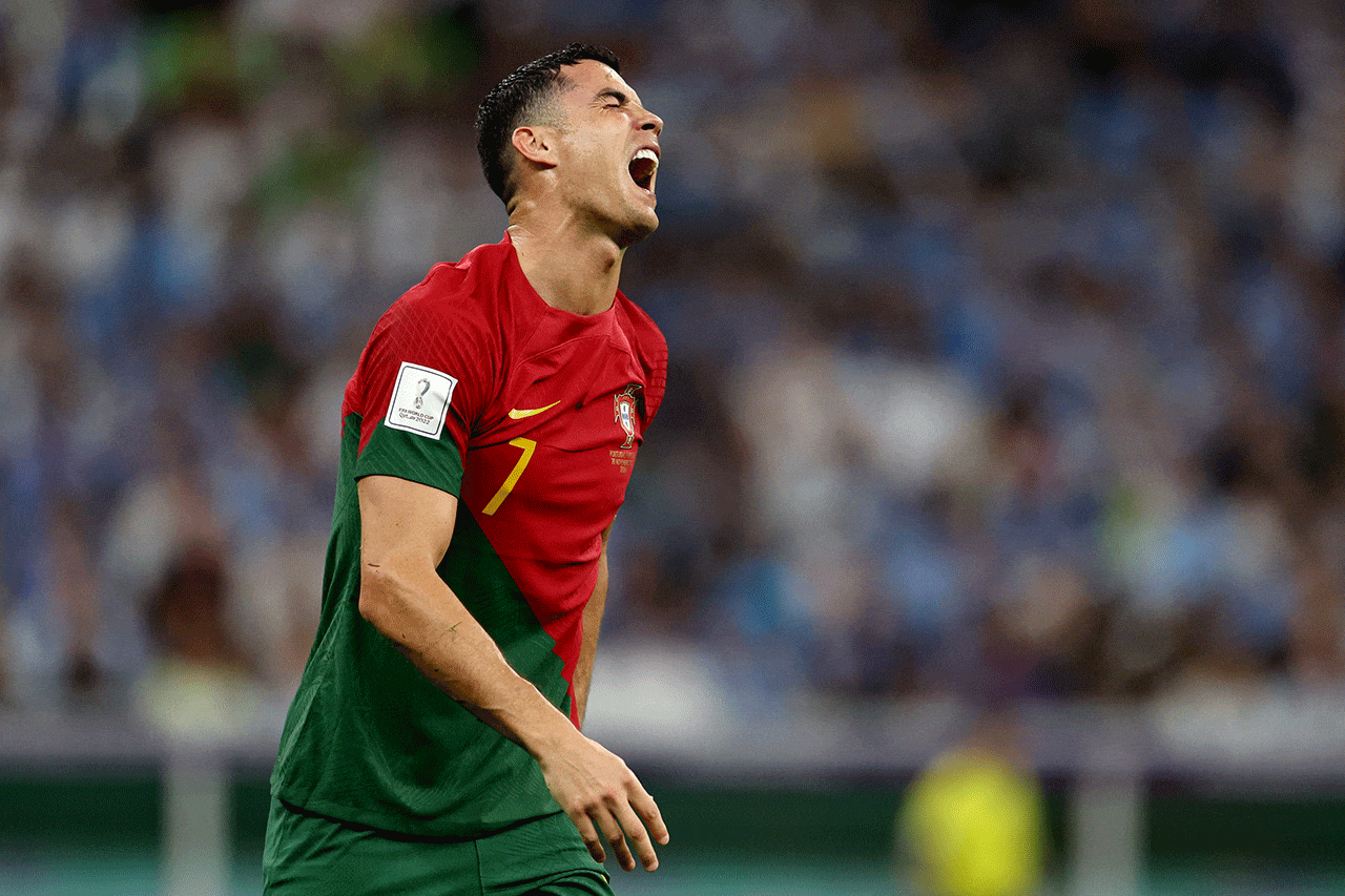 گل مردود کریستیانو رونالدو برابر سوئیس