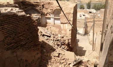 ریزش یک خانه تاریخی در دزفول