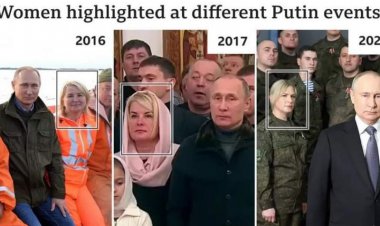 شناسایی زن بلوند عکس‌های پوتین