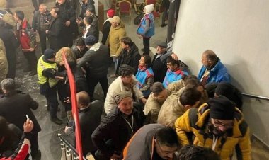 ببینید | لحظه هولناک فرو ریختن سقف یک هتل در ترکیه