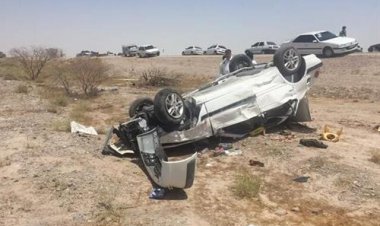 واژگونی سواری با ١١ مصدوم و یک کشته در بوانات