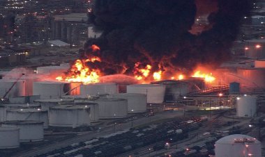 فیلم| انفجار یک کارخانه پتروشیمی در چین