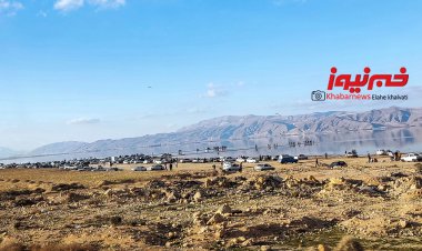 فیلم| حال و هوای دریاچه مهارلو شیراز