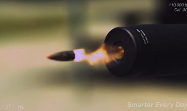 ببینید | ویدیوی آهسته و جذاب از برخورد گلوله به صفحه فولادی