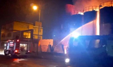 ببینید| اولین تصویر از ریزپرنده‌هایی که بالای مجتمع کارگاهی  وزارت دفاع سرنگون شدند