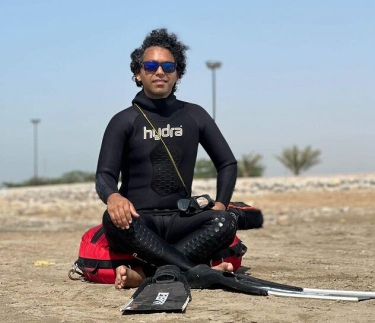 ثبت جهانی رکورد ملی جدید ماده حبس نفس توسط ورزشکار هرمزگانی