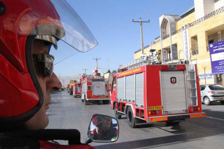 تجهیزات آتش‌نشانی شیراز به روز می‌شود