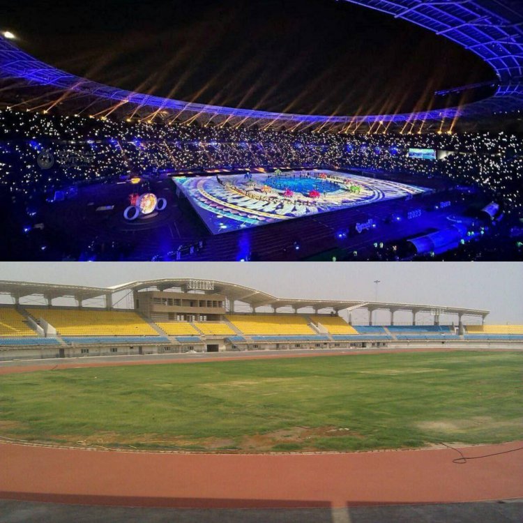 عکس| مقایسه ورزشگاه بصره عراق و آبادان