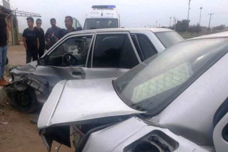 حادثه رانندگی در فارس با ٤ مصدوم و ٢ کشته