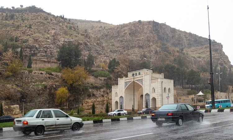 میزان بارش باران در مناطق مختلف استان فارس تا صبح امروز+جدول