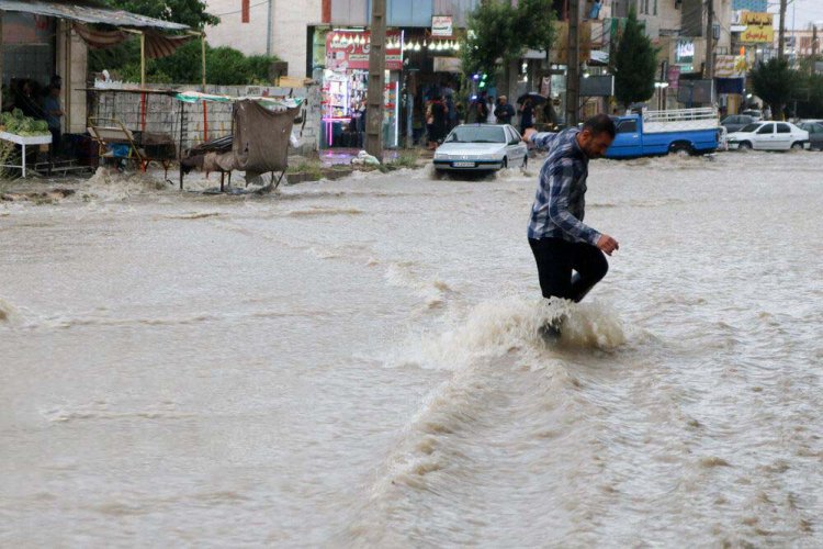 ۱۲ شهر خوزستان درگیر آبگرفتگی شدند