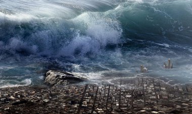 فیلم| وقوع سونامی در سواحل ترکیه پس از زلزله