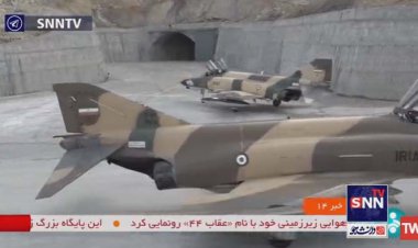 ببینید | اولین ویدیو از پایگاه سری و غیرقابل نفوذ نیروی هوایی مقابل بمب‌های سنگرشکن