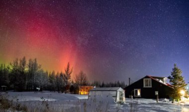 مشاهده شفق‌های قرمز نادر در شمال آمریکا و اروپا