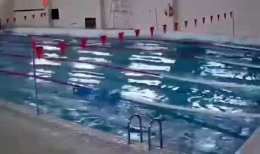 ببینید | تصاویری جدید از لحظه وقوع زلزله هولناک ترکیه از داخل یک استخر