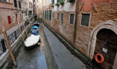 عکس| ونیز خشک شد