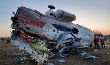 فیلم| لحظه سقوط هلیکوپتر حامل وزیر ورزش و همراهانش