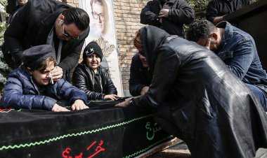 مراسم تشییع پیکر زندهیاد شهرام عبدلی | تصاویر