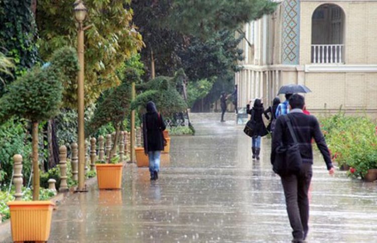  میزان بارش سامانه اخیر استان فارس تا ساعت ۱۸:۳۰